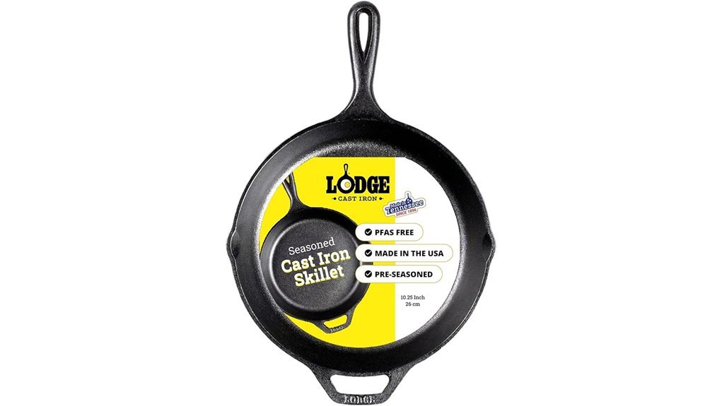 versatile cast iron skillet