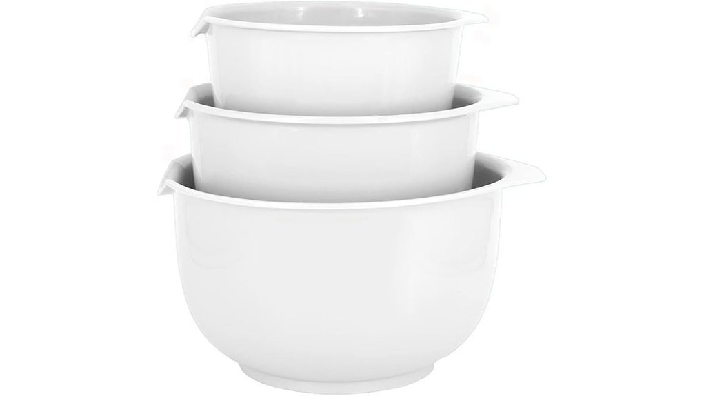 versatile pour spout bowls
