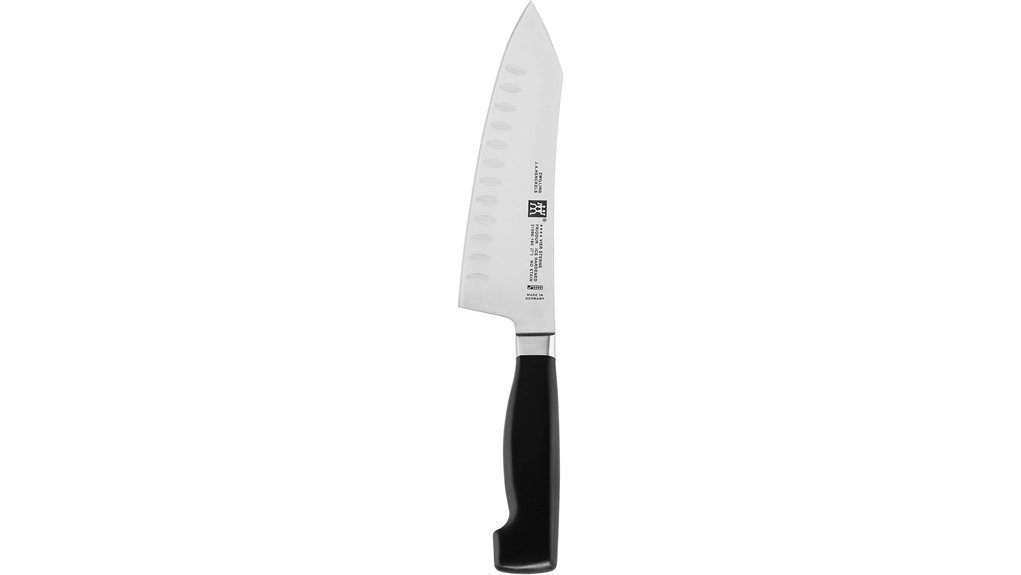 versatile rocking santoku knife