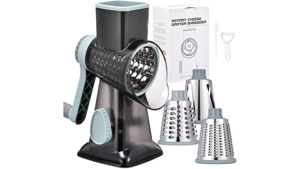 versatile rotary cheese grater
