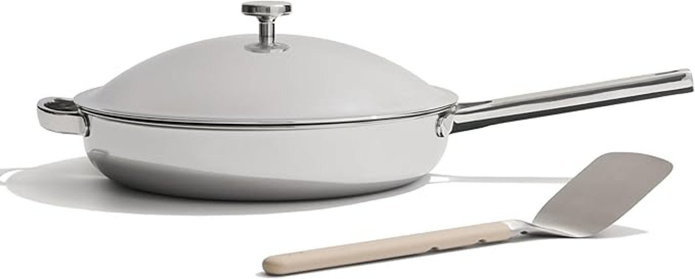 versatile titanium cooking pan