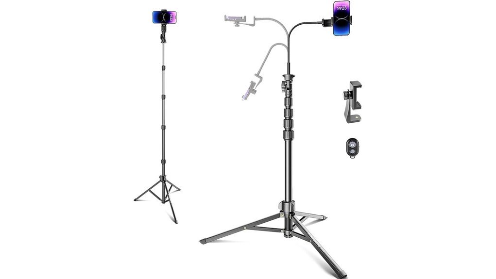 versatile tripod with remote