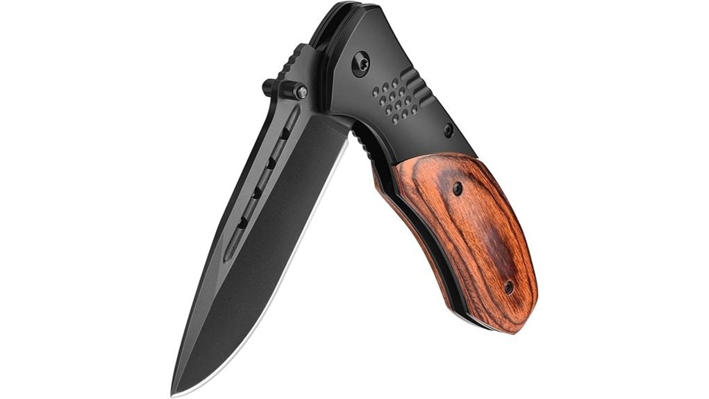 compact knife with glass breaker