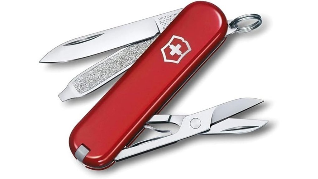 compact red swiss tool