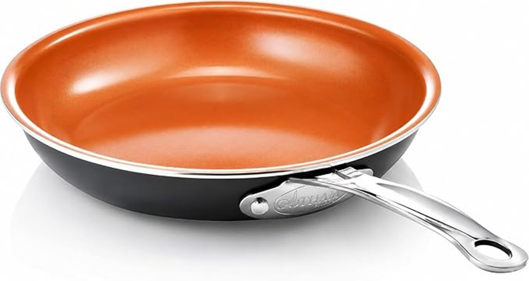 Best Copper Frying Pans That Elevate Everyday Cooking copper nonstick frying pan
