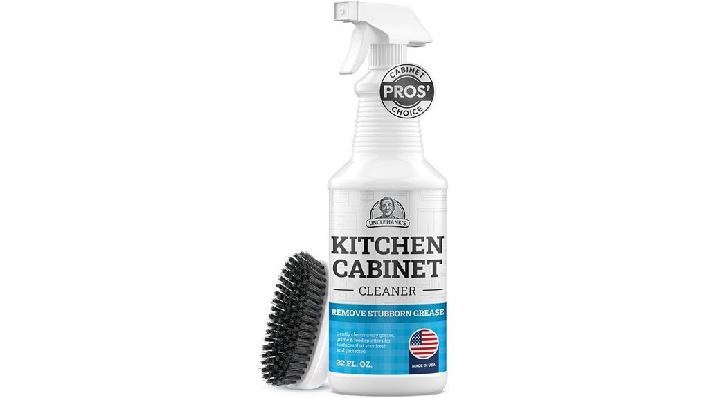 cabinet cleaner spray brush