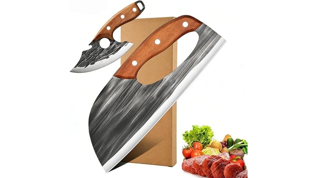 carbon steel cleaver set