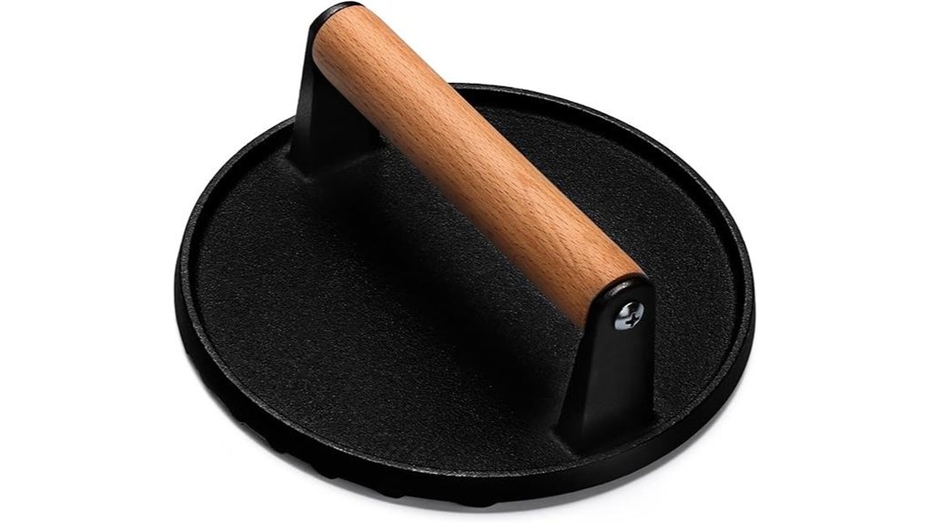 Best Burger Presses for Perfect Patties Every Time cast iron burger press
