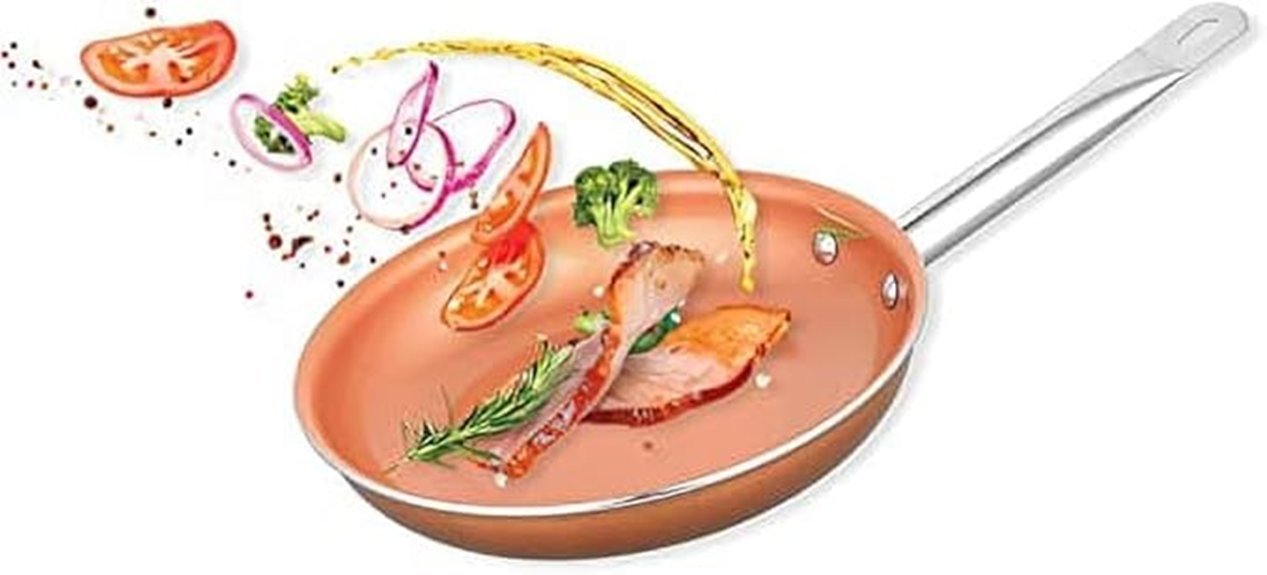 Best Copper Frying Pans That Elevate Everyday Cooking ceramic infused copper cookware