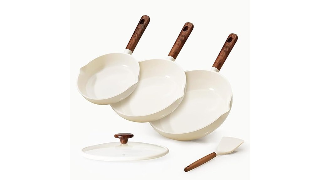 ceramic nonstick frying pan set