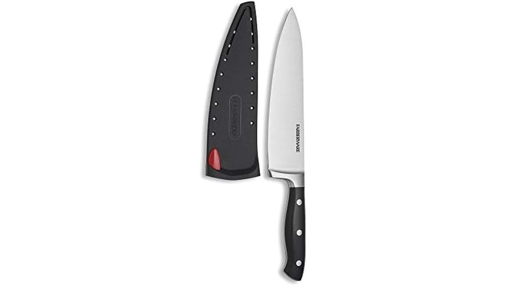 chef knife with cover