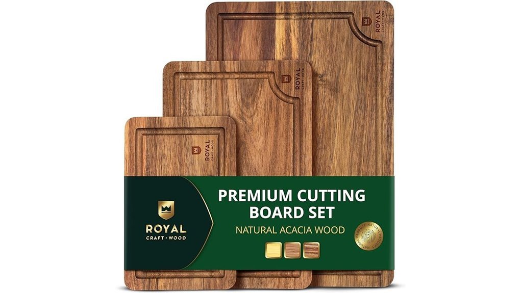 bamboo cutting board set