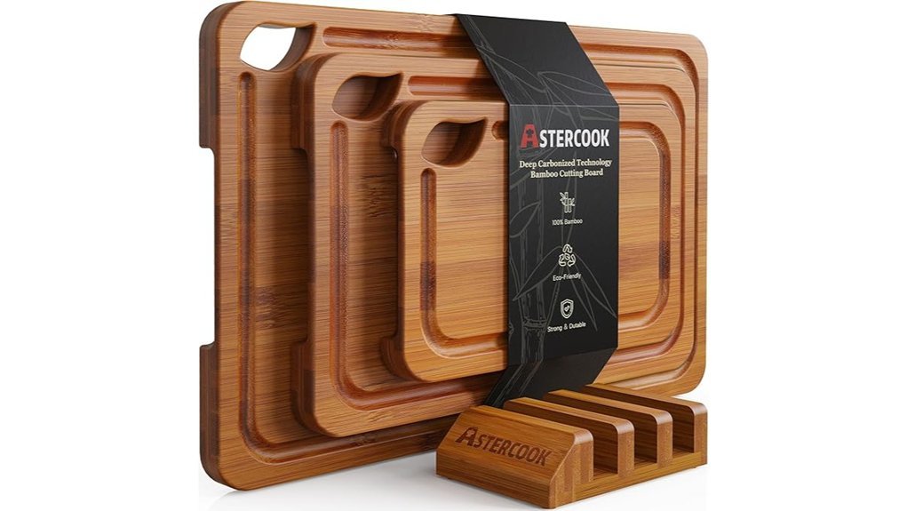 bamboo cutting boards set