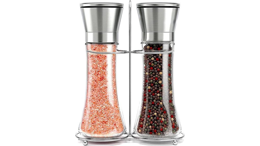 elegant spice grinder set
