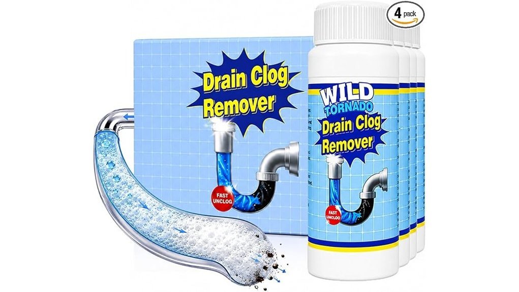fast acting drain cleaner pack