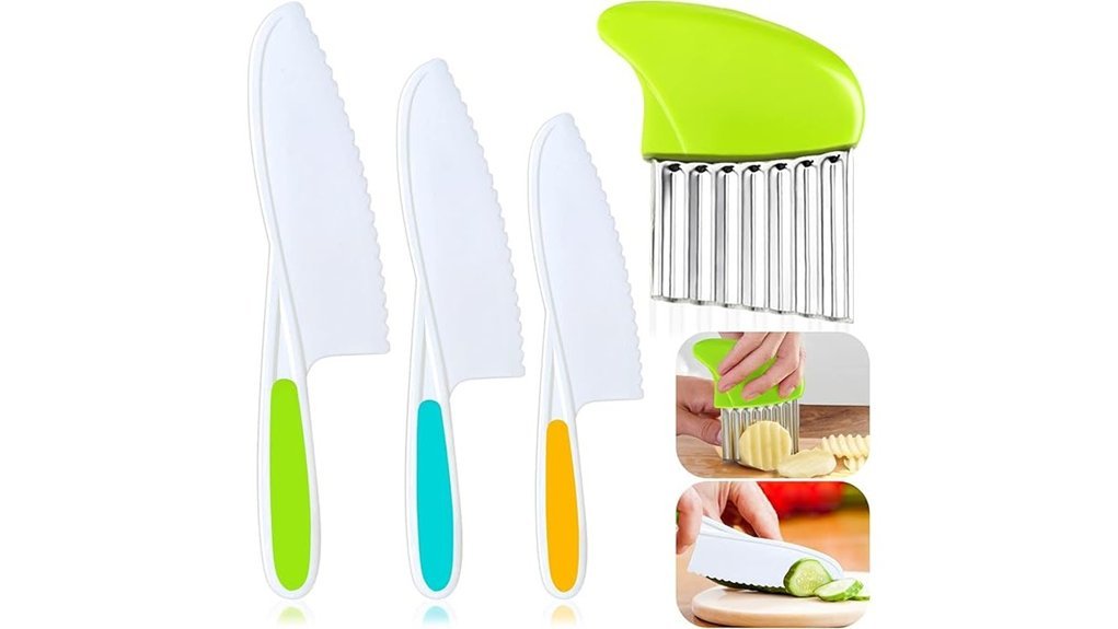 kids crinkle cutter set