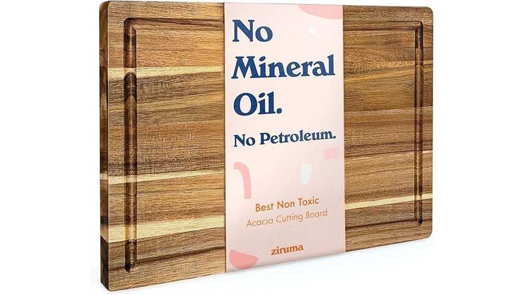 non toxic acacia cutting board