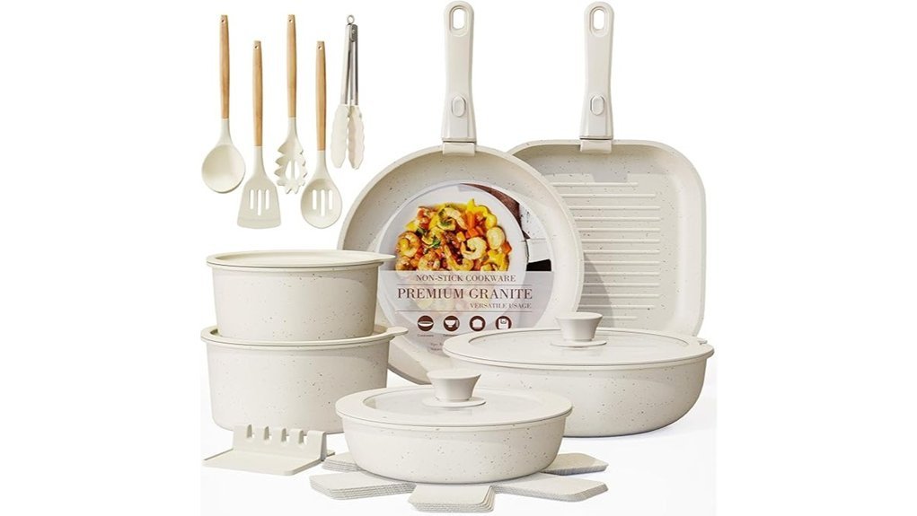 nonstick ceramic cookware set