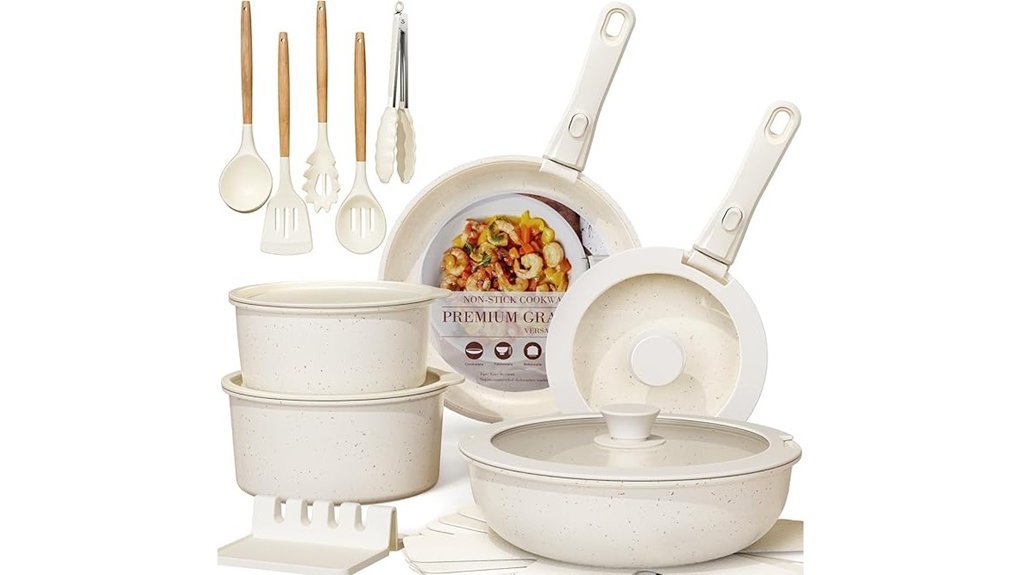 nonstick ceramic cookware set
