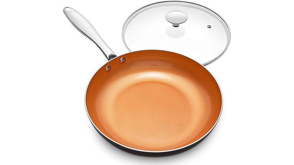 Best Copper Frying Pans That Elevate Everyday Cooking nonstick frying pan lid