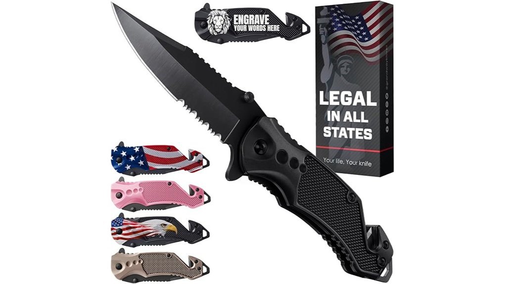 serrated blade pocket knife