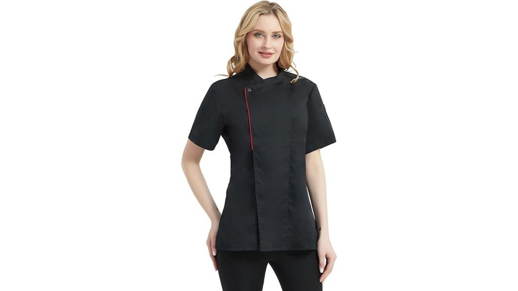 short sleeve chef jacket