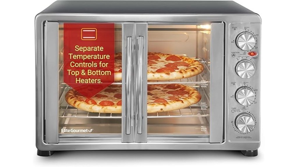 spacious convection oven design