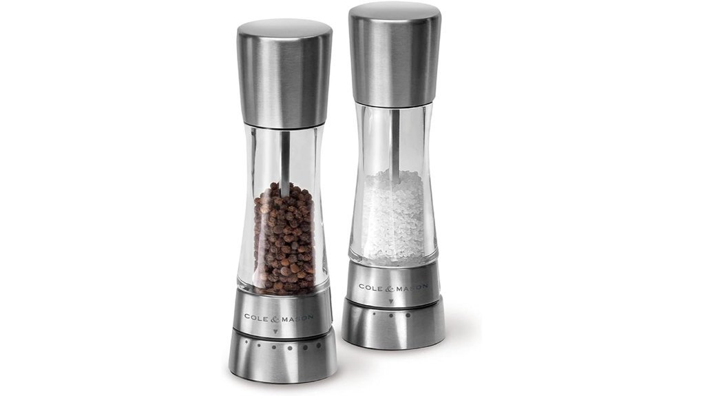 stylish salt and pepper grinders