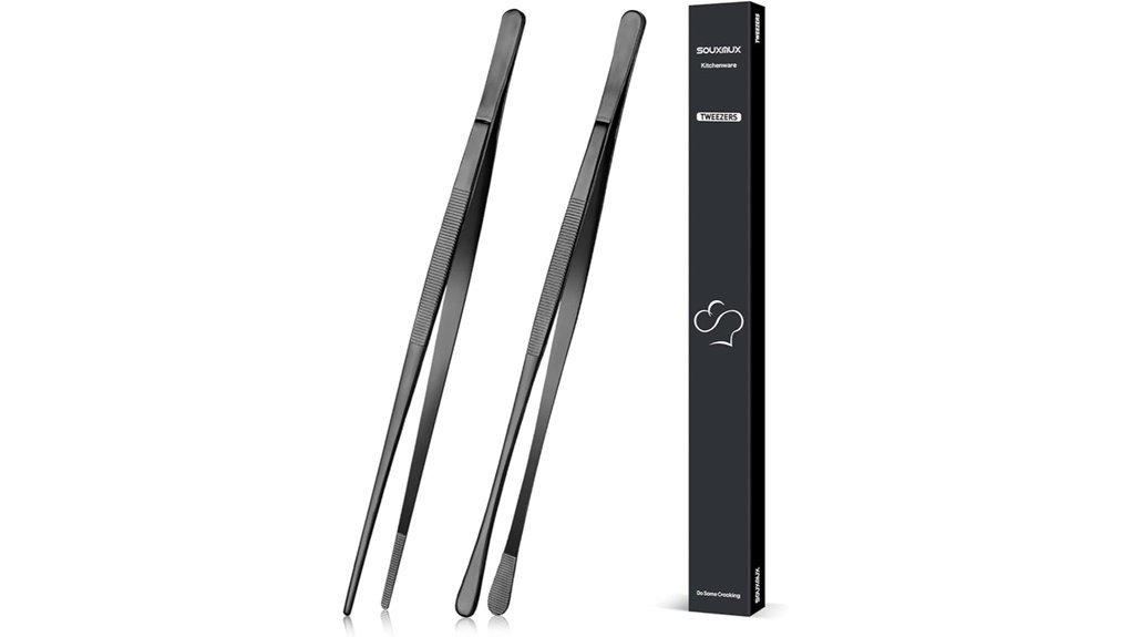 stainless steel cooking tweezers
