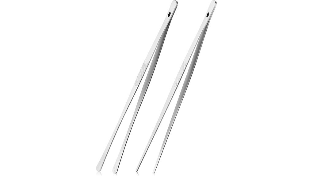 stainless steel kitchen tongs