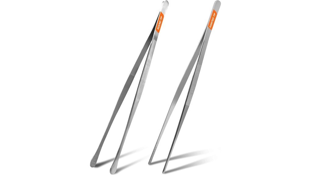 stainless steel kitchen tweezers