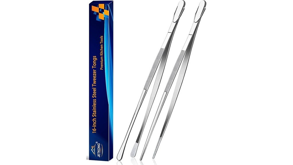 stainless steel kitchen tweezers