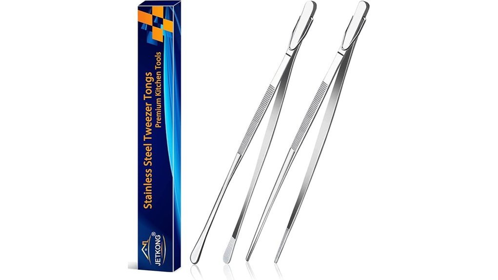 stainless steel kitchen tweezers