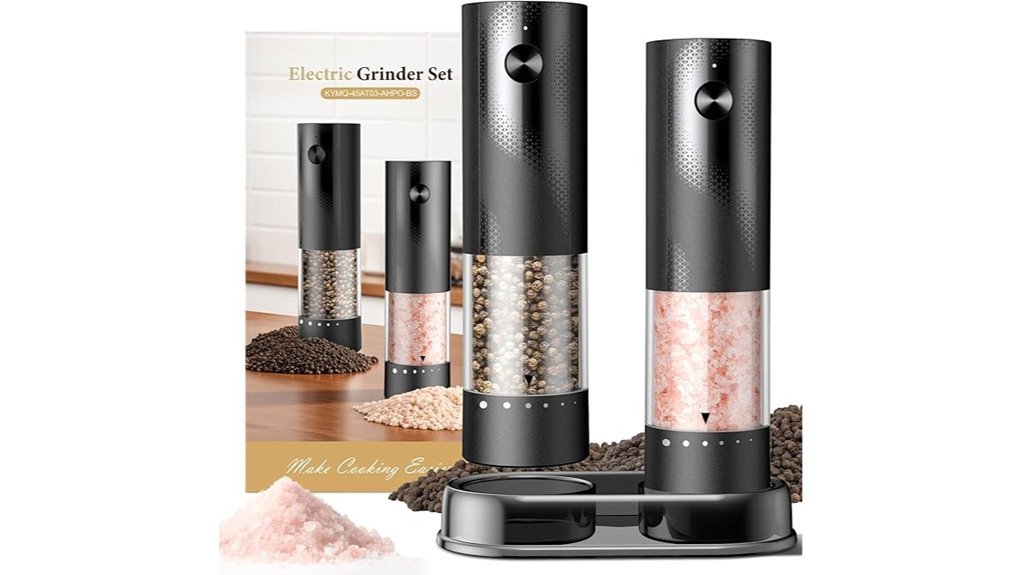 rechargeable spice grinder set
