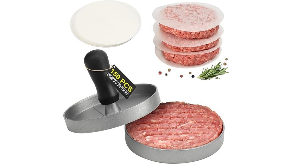 Best Burger Presses for Perfect Patties Every Time tacgea burger press bundle