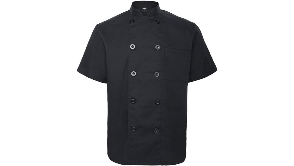 unisex short sleeve chef
