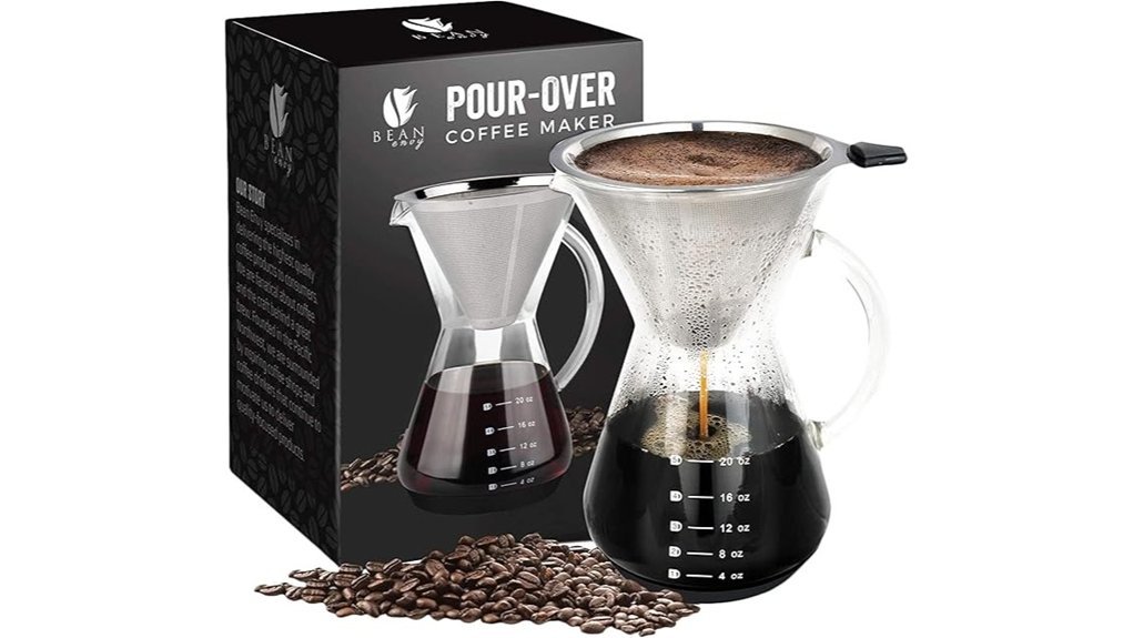 Best Pour Over Coffee Makers for a Better Morning 20 oz pour over