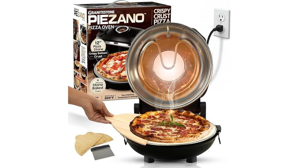 compact electric pizza oven