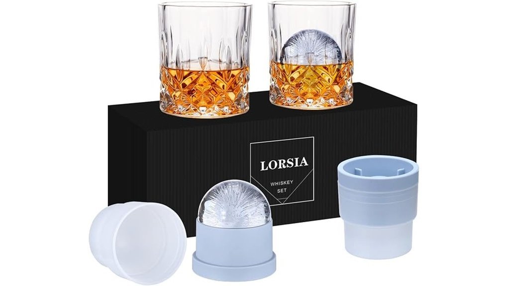 chilled whiskey glass set