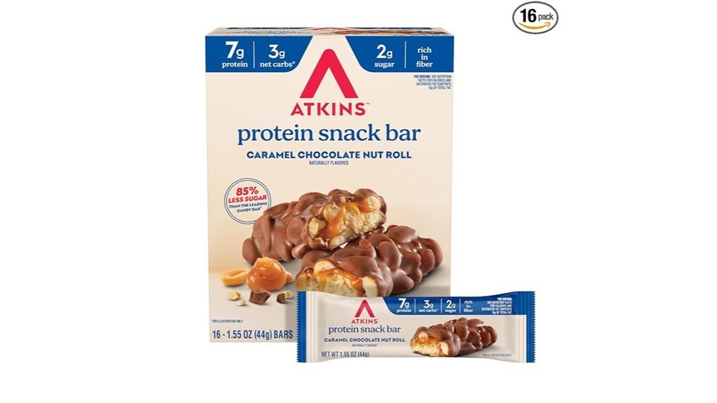 atkins chocolate nut bars