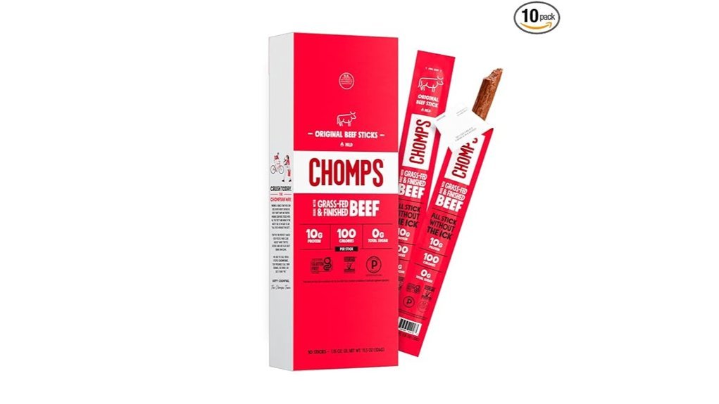 beef protein snack sticks