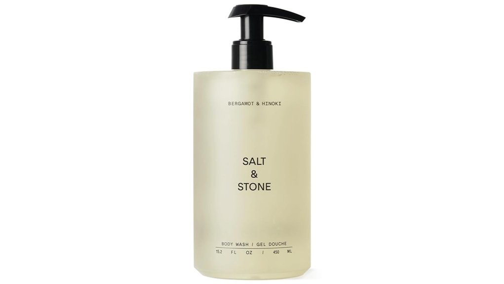 bergamot infused body wash