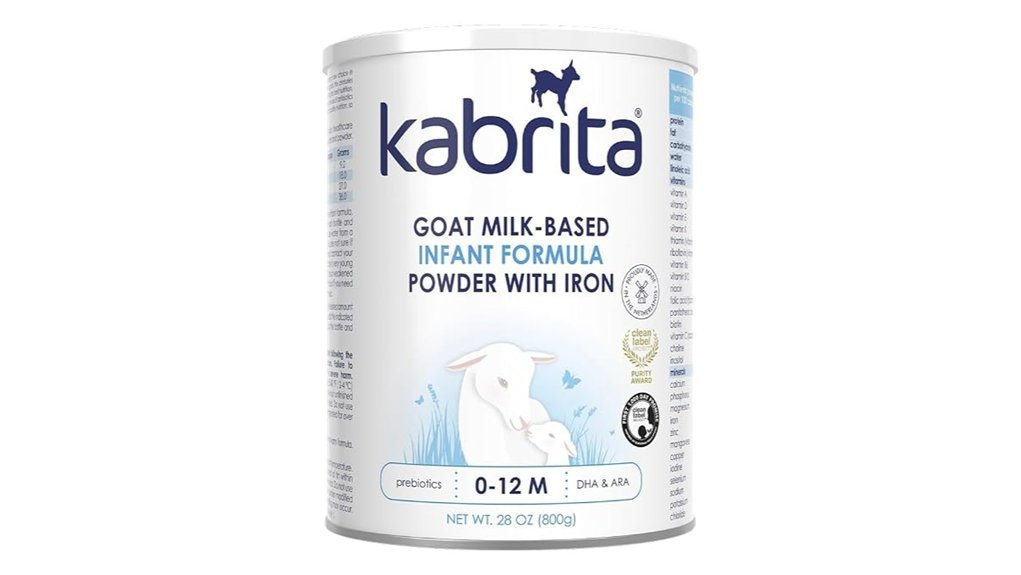 goat milk infant formula