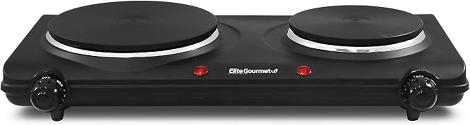 double burner hot plate