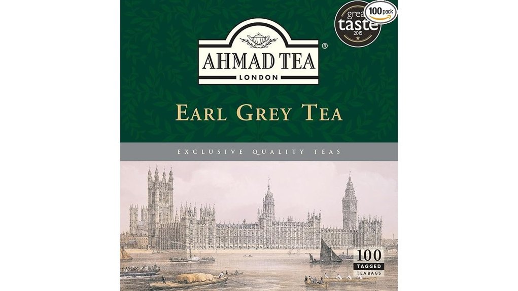 earl grey tagged teabags