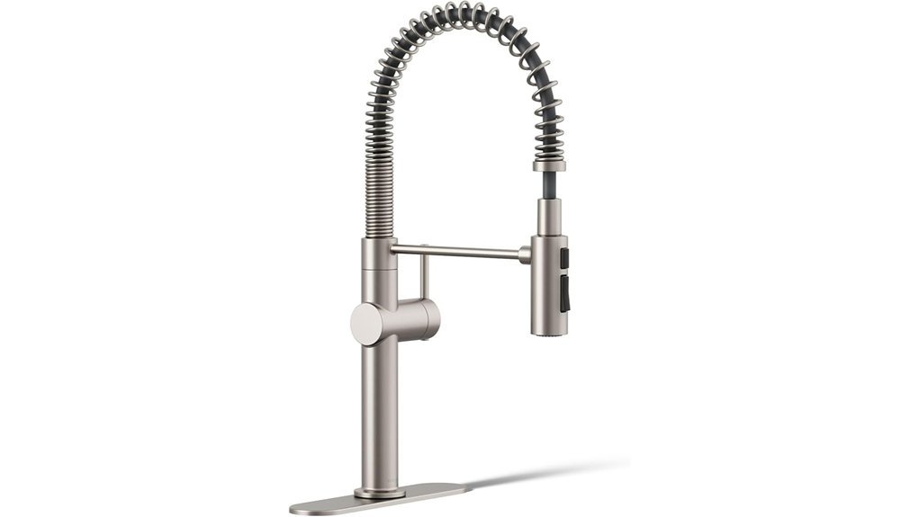 elegant high arc kitchen faucet