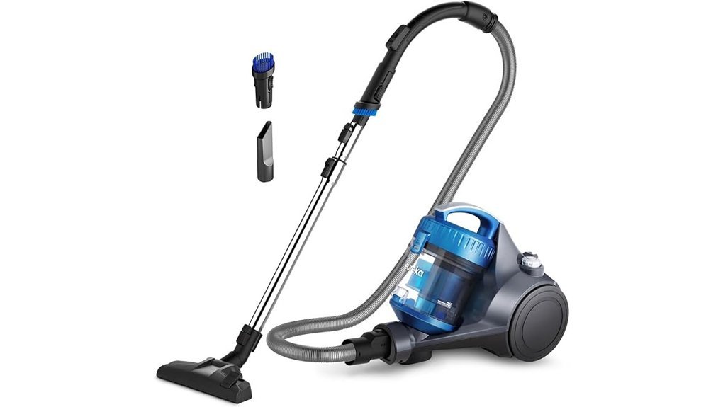 eureka bagless canister vacuum