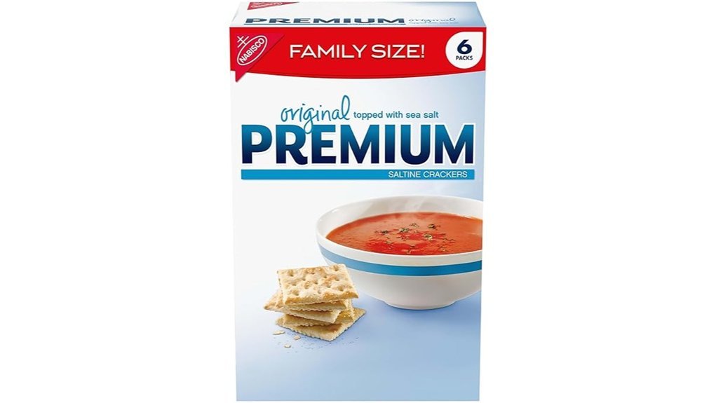 family size saltine crackers