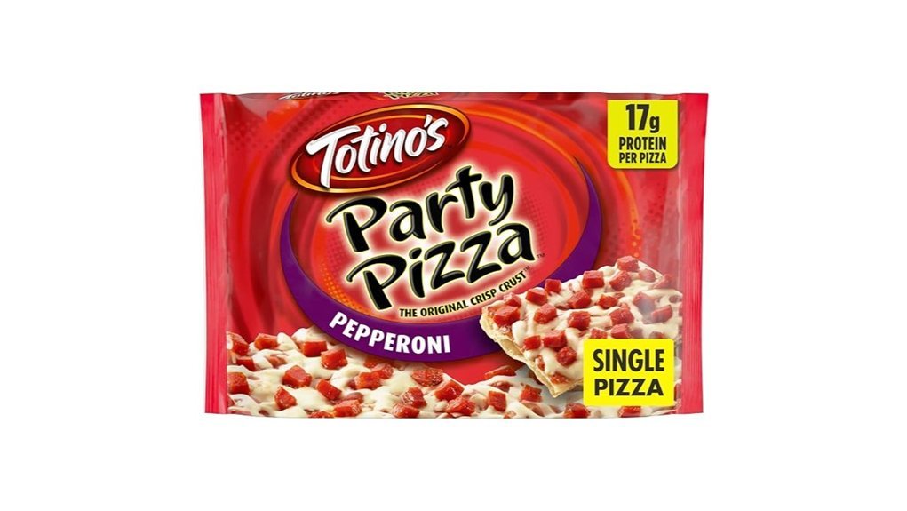frozen pepperoni party pizza