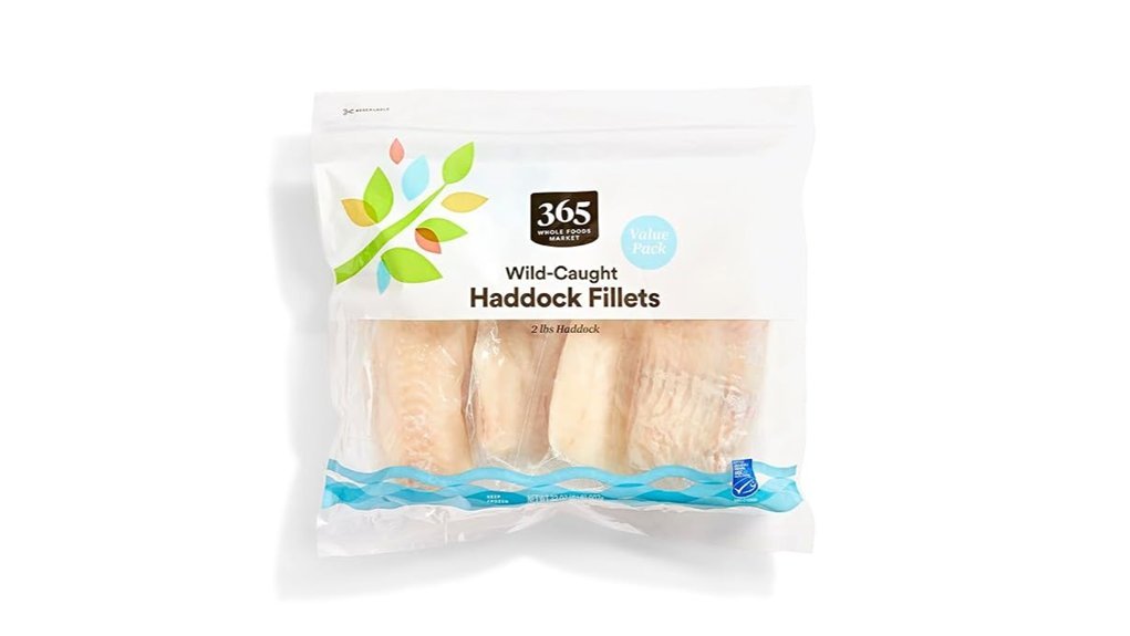 frozen wild caught haddock fillets